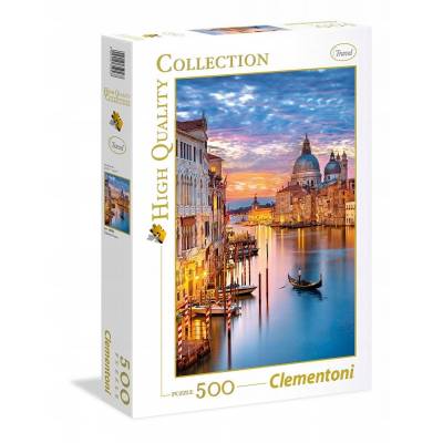 Clementoni puzzle 500 el HQ Wenecja oświetlona 