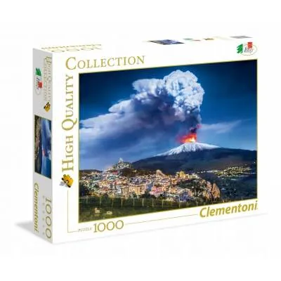 Clementoni puzzle 1000 el HQ Wulkan Etna 