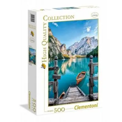 Clementoni puzzle 500 el HQ Braies Lake 