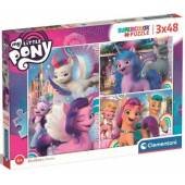 Clementoni puzzle 3x48 el Super Kolor My Little Pony 