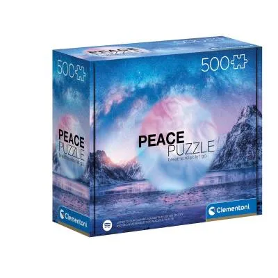 Clementoni puzzle 500 el Peace Collection Light Blue 