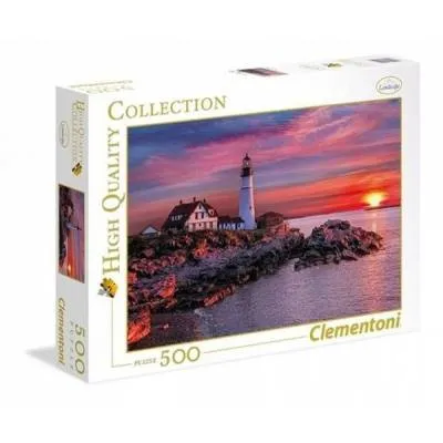 Clementoni puzzle 500 el HQ Portland Head Light 