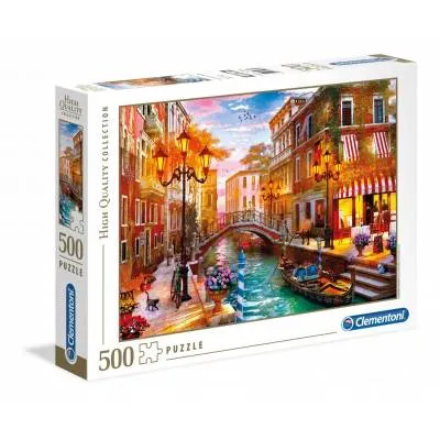 Clementoni puzzle 500 el HQ Sunset over Venice 