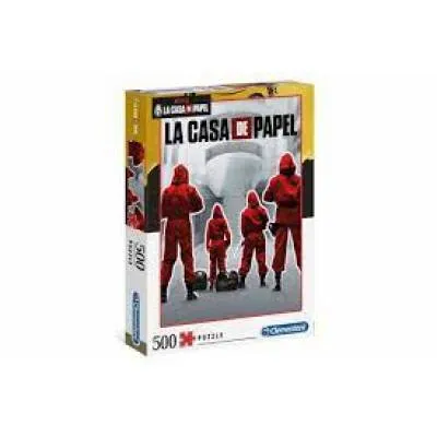 Clementoni puzzle 500 el Netflix La Casa de Papel 