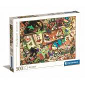 Clementoni puzzle 500 el HQ The Butterfly Collector 