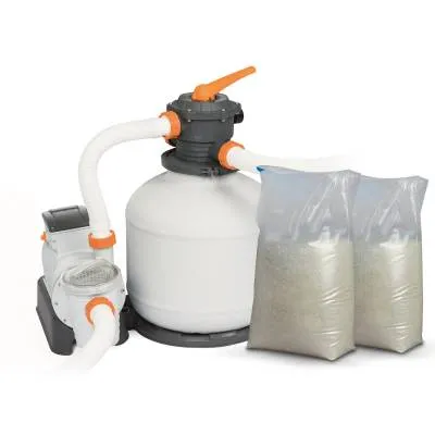 Pompa piaskowa 11355 l/h + piasek 50kg Bestway 58486