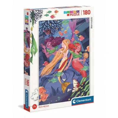 Clementoni puzzle 180 el Super Kolor Mermaids 