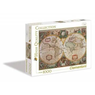 Clementoni puzzle 1000 el HQ Old Map 