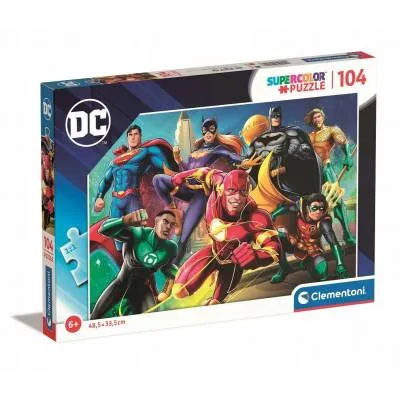 Clementoni puzzle 104 el Super Kolor Dc Comics 