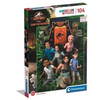 Clementoni puzzle 104 el Super Kolor Jurassic World 