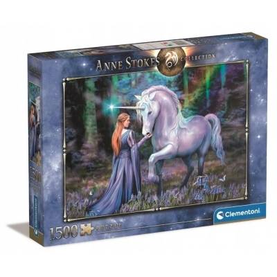 Clementoni puzzle 1500 el Anne Stokes Bluebell Wood 