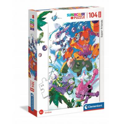 Clementoni puzzle 104 el maxi Super Kolor Super Friends! 