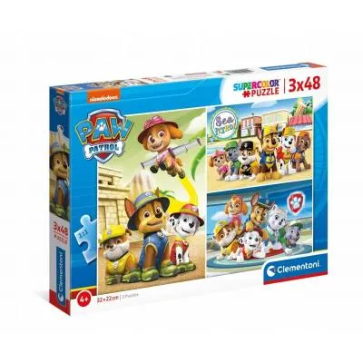 Clementoni puzzle 3x48 el Super Kolor Psi Patrol 