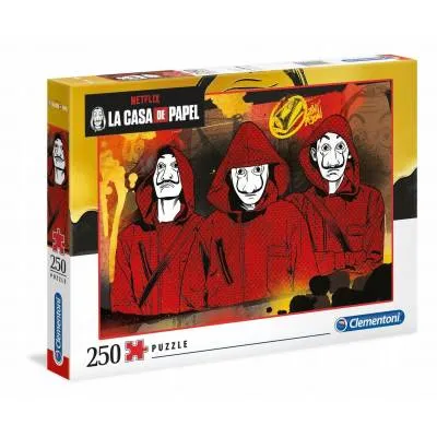 Clementoni puzzle 250 el Netflix La Casa de Papel