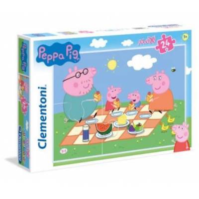 Clementoni puzzle 24 el maxi Super Kolor Peppa Pig