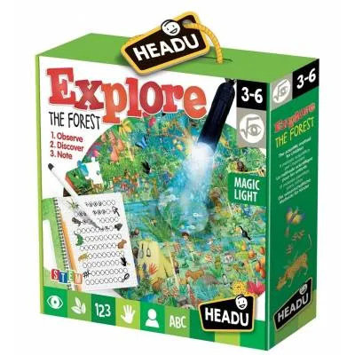 Headu Puzzle 70 el Odkryj las 