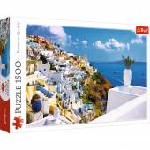 Trefl Puzzle 1500 el Santorini Grecja 