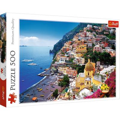 Trefl Puzzle 500 el Positano Wybrzeże Amalfickie Włochy 
