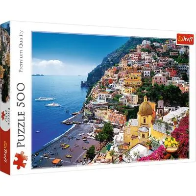 Trefl Puzzle 500 el Positano Wybrzeże Amalfickie Włochy 