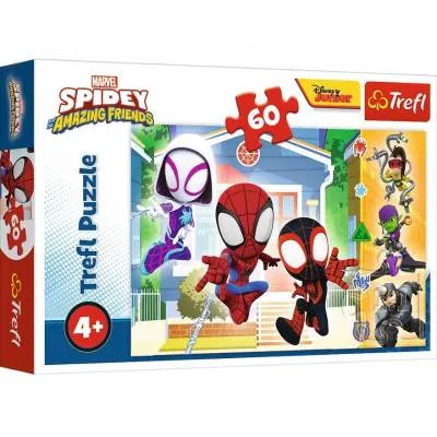 Trefl Puzzle 60 el w świecie Spidey'a