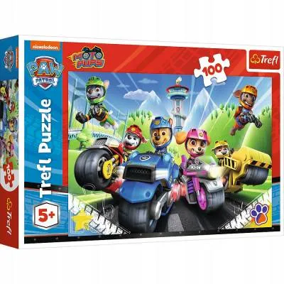 Trefl Puzzle 100 el Psi Patrol na motorach 