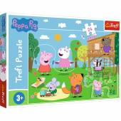 Trefl Puzzle MAXI 24 el Zabawy na polanie świnka Peppa 