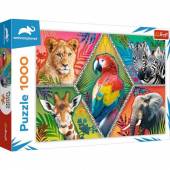 Trefl Puzzle 1000 el Egzotyczne zwierzęta 