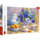 Trefl Puzzle 1000 el Niebieski bukiet 