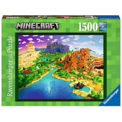 Ravensburger puzzle 1500 World of Minecraft