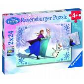 Ravensburger puzzle 2x24 el Frozen Siostry na zawsze 