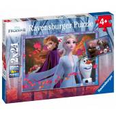 Ravensburger puzzle 2x24 el Frozen Mroźne przygody