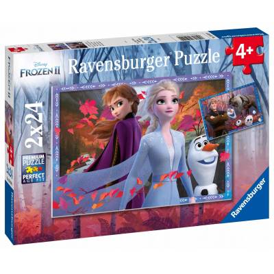 Ravensburger puzzle 2x24 el Frozen Mroźne przygody