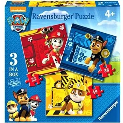 Ravensburger puzzle 110 el Psi Patrol 3w1 