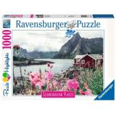 Ravensburger puzzle 1000 el Skandynawski domek 
