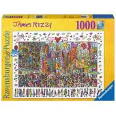 Ravensburger puzzle 1000 el James Rizzi Times Square 