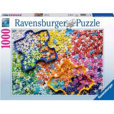 Ravensburger puzzle 1000 el Kolorowe części puzzli 