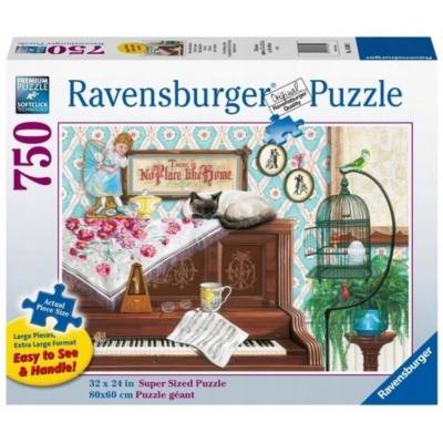 Ravensburger puzzle 750 el Senior Kot na pianinie 