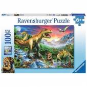 Ravensburger puzzle 100 el XXL Epoka dinozaurów 