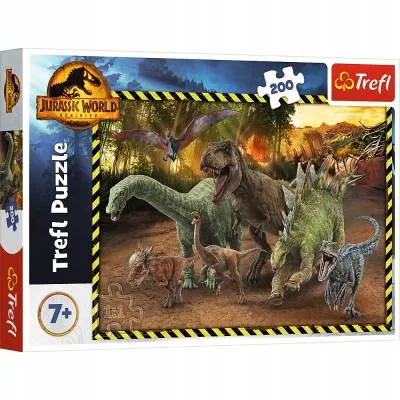 TREFL PUZZLE 200 EL DINOZAURY Z PARKU JURAJSKIEGO