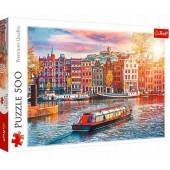 Puzzle 500 elementów Amsterdam Holandia Trefl