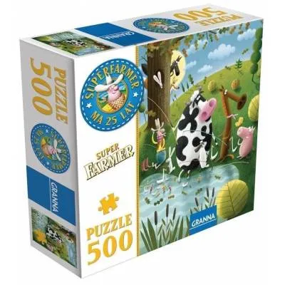 PUZZLE 500 ELEMENTÓW SUPERFARMER 25-LECIE