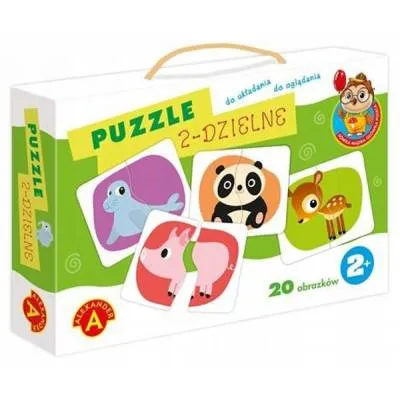 Alexander Sówka Mądra Główka poleca. Puzzle 2-dzielne