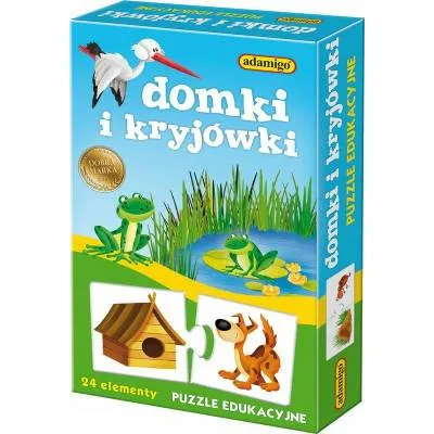 Puzzle edukacyjne - Domki i kryjówki