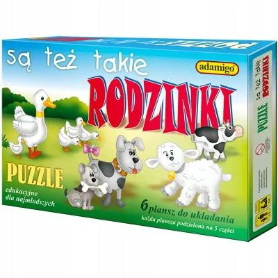 Gra zręcznościowa Puzzle Są Też Takie Rodzinki Adamigo