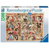 Ravensburger puzzle 1500 el Historia miłości 