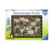 Ravensburger puzzle 100 el XXL Kolekcja dinizaurów 