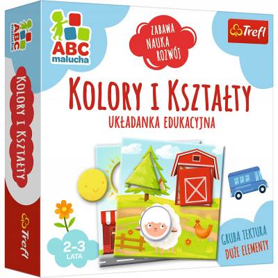 Trefl Gra ABC Malucha Kolory i kształty