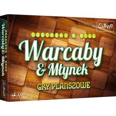 Gra Trefl Warcaby i Młynek