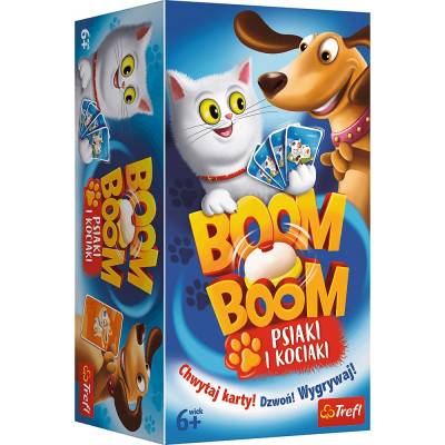 Gra Trefl Boom Boom - Psiaki i kociaki