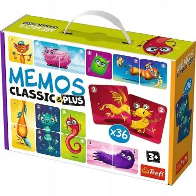 Gra Memo ClassicPlus Cute monsters TREFL